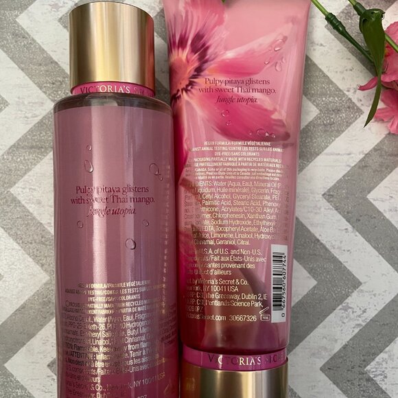 VICTORIAS SECRET, DEWY DRAGONFRUIT NECTAR, FRAGRANCE BODY MIST & LOTION, NEW! - Picture 4 of 4